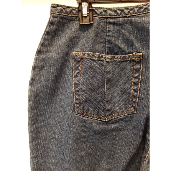 Sonoma Denim Capri Jean Capris Boho Style Size 10 - Picture 6 of 6